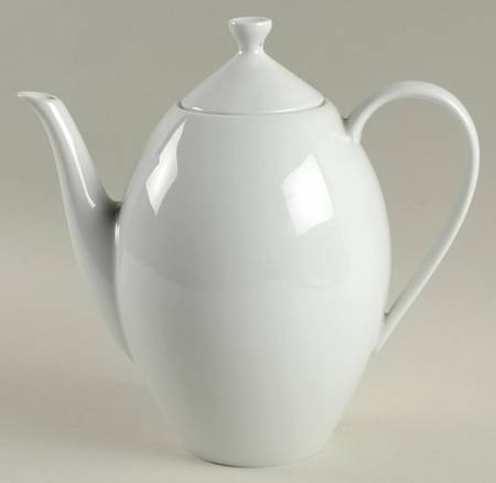 Arzberg White (Form Shape 2000) Coffee Pot & Lid