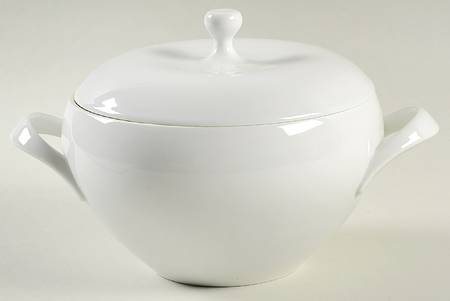 Arzberg White (Form Shape 2000) 1 Qt Round Covered Casserole