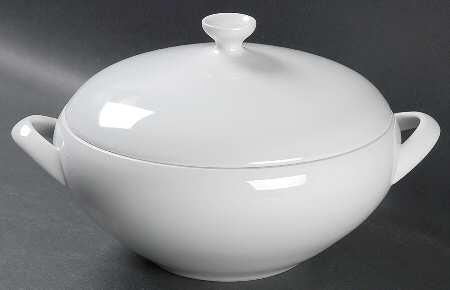 Arzberg White (Form Shape 2000) 2 Qt Round Covered Casserole