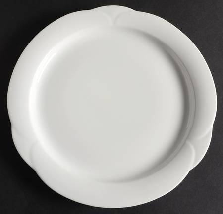 Corso White 12" Chop Plate (Round Platter)