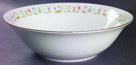 Eternal Love (Gold Trim) 9" Round Vegetable Bowl