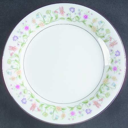 Eternal Love (Platinum Trim) Salad Plate