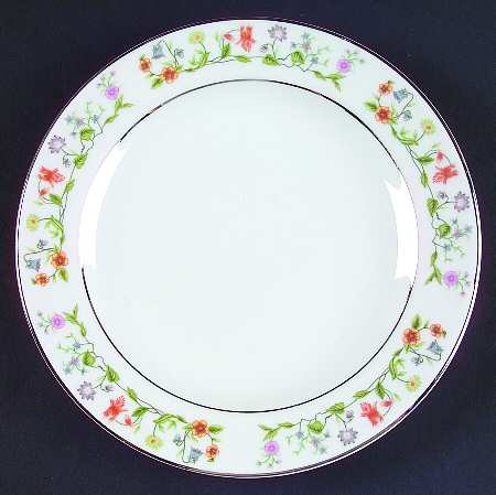 Eternal Love (Platinum Trim) Dessert/Pie Plate
