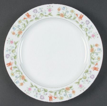 Eternal Love (Platinum Trim) Salad Plate
