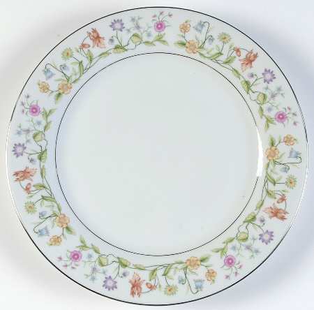 Eternal Love (Platinum Trim) Dinner Plate