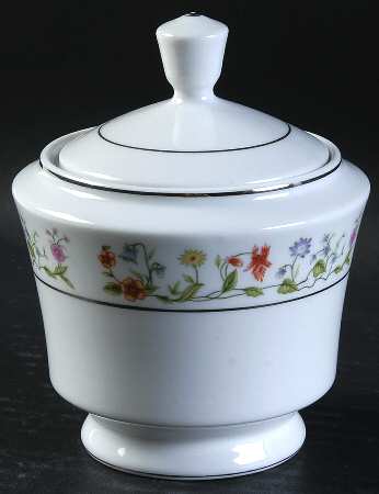 Eternal Love (Platinum Trim) Sugar Bowl & Lid