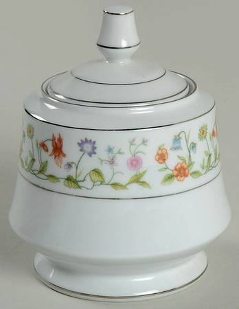 Eternal Love (Platinum Trim) Sugar Bowl & Lid