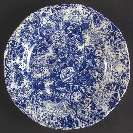 Chintzware Blue Bread & Butter Plate