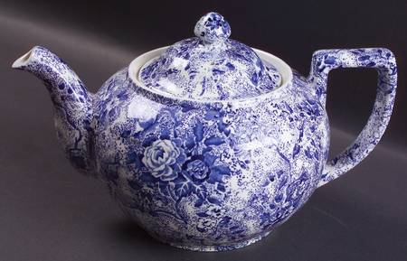 Chintzware Blue Teapot & Lid
