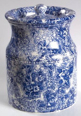 Chintzware Blue 5" Storage Jar & Lid