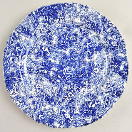 Chintzware Blue Dinner Plate