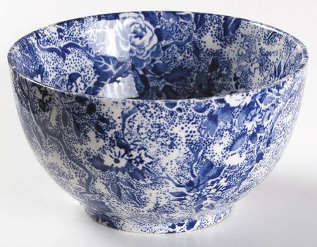 Chintzware Blue Open Rice/Sugar Bowl