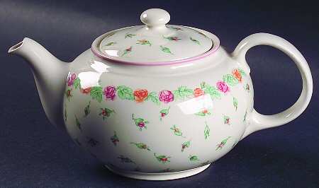 Rosebud Teapot & Lid