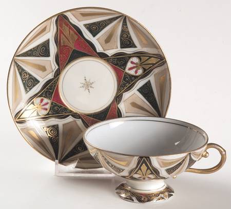 Alhambra Footed Cup & Saucer Set