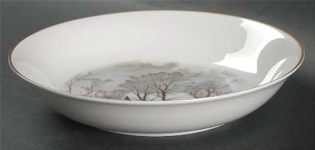 Currier & Ives (Smooth) Coupe Soup Bowl