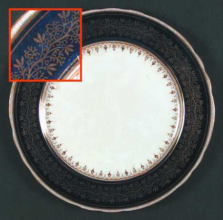 7098 Cobalt Luncheon Plate