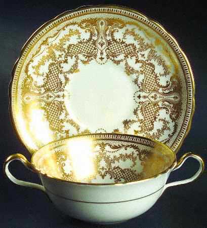 7949 Flat Cream Soup Bowl & Saucer Set
