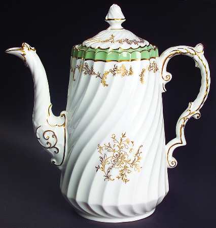 8155 Green Coffee Pot & Lid