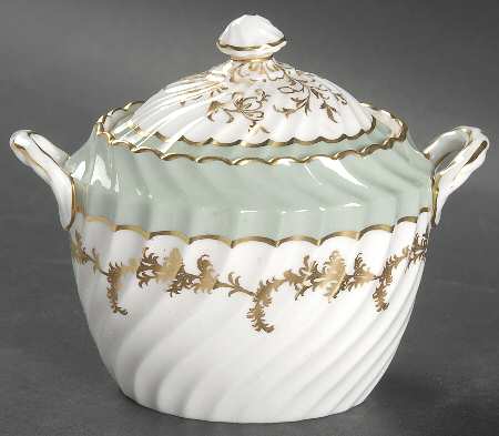 8155 Green Sugar Bowl & Lid