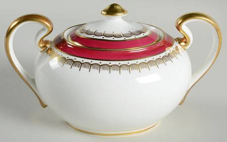 Ambassador Maroone Sugar Bowl & Lid