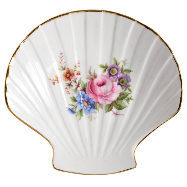Aynsley Spray Shell Shaped Dish