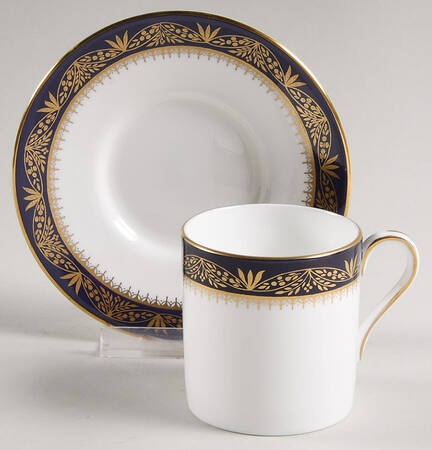 Balmoral Blue Demitasse Cup & Saucer Set