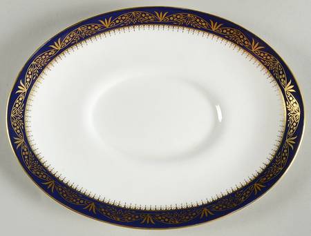 Balmoral Blue Underplate for Gravy Boat