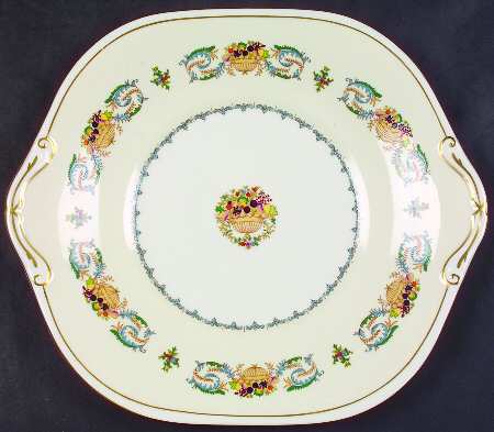 Banquet Square Handled Cake Plate
