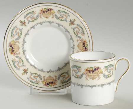 Banquet Flat Demitasse Cup & Saucer Set