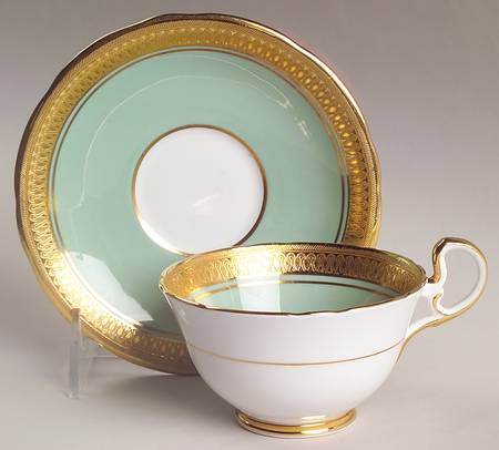 Berkeley (Scalloped) Footed Cup & Saucer Set