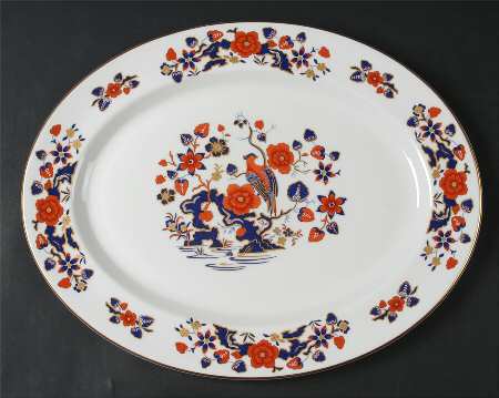 Bird of Paradise 15" Oval Serving Platter