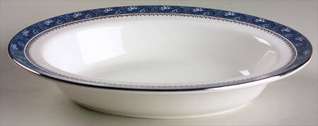 Blue Mist 10" Oval Vegetable Bowl