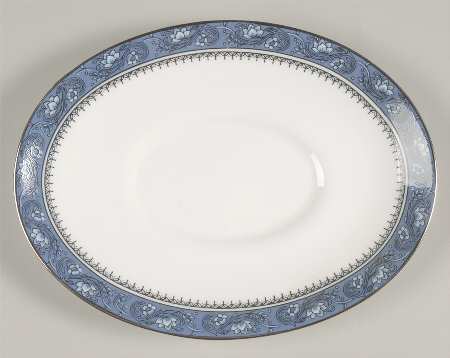 Blue Mist Underplate for Gravy Boat