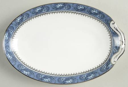 Blue Mist Pickle Dish