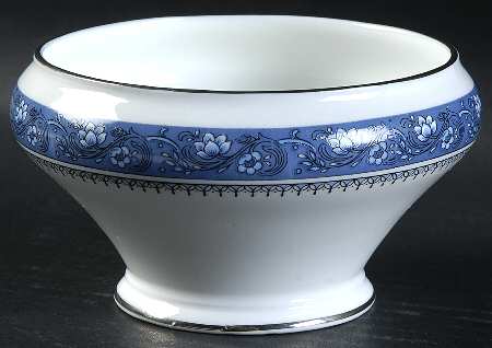 Blue Mist Open Sugar Bowl