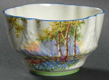Bluebell Time (Bluetrim) Mini Open Sugar Bowl