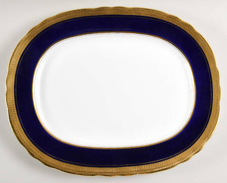 Buckingham (Scalloped) 15" Oval Serving Platter