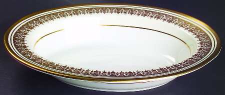 Champagne 10" Oval Vegetable Bowl