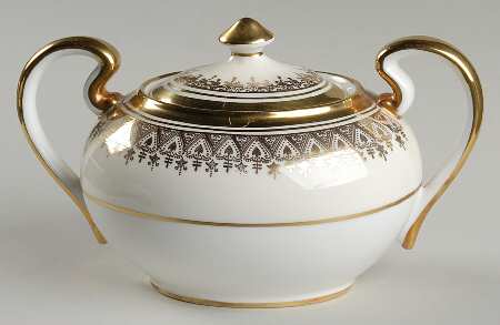 Champagne Sugar Bowl & Lid