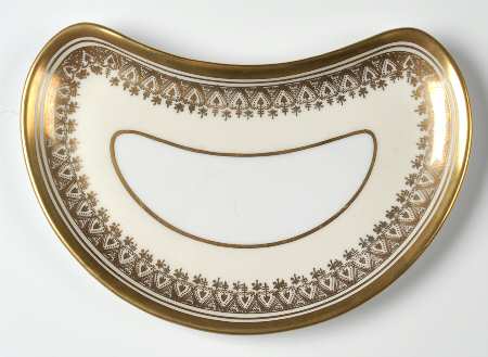 Champagne Crescent Salad Plate