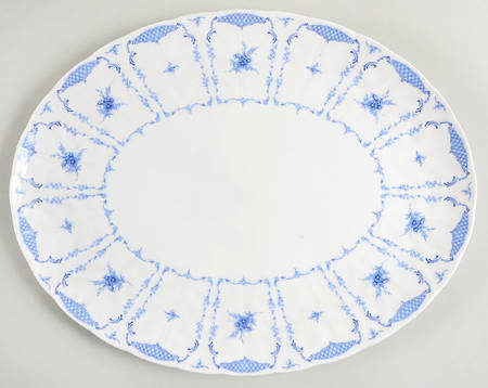 Delphine (New, No Trim) 14" Oval Serving Platter