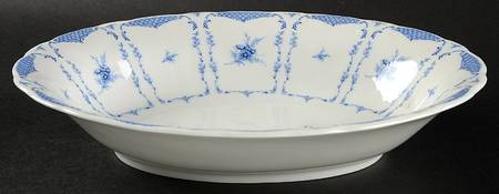 Delphine (New, No Trim) 10" Oval Vegetable Bowl