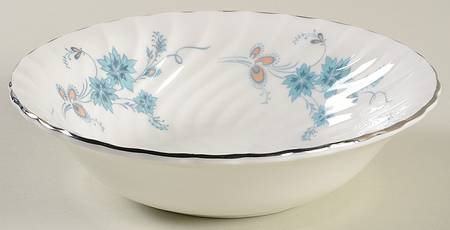 Delphine (Older, Platinum Trim) Coupe Cereal Bowl