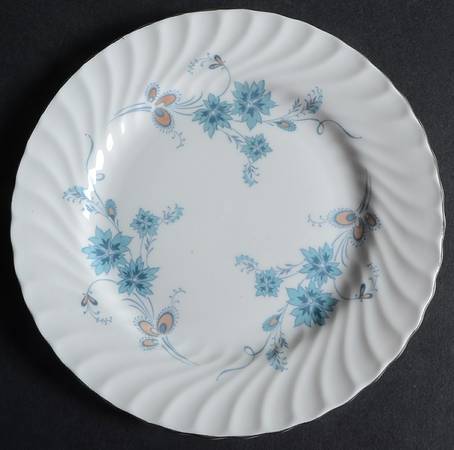 Delphine (Older, Platinum Trim) Bread & Butter Plate
