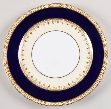 Desborough Blue Salad Plate