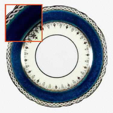 Desborough Blue Bread & Butter Plate