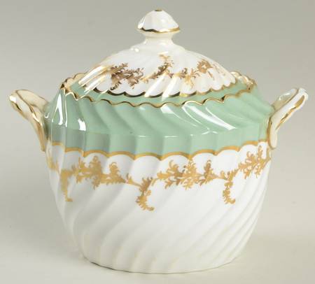 Devon Green Sugar Bowl & Lid