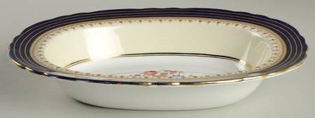 Dorchester Cobalt Blue 10" Oval Vegetable Bowl