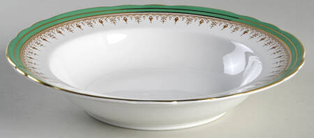 Durham Green Rim Soup Bowl