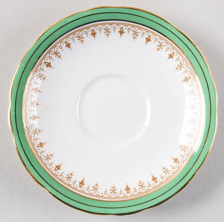 Durham Green Saucer for Footed Cup